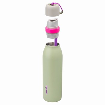 Owala 18oz FreeSip® Twist Water Bottles Grey Canada | CXAQW-4359